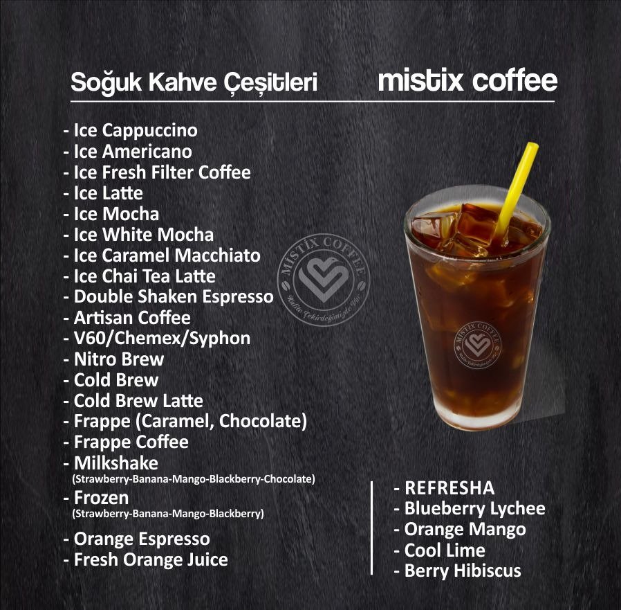 MİSTİX COFFEE | SOĞUK KAHVELER